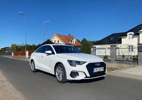 kujawsko-pomorskie Audi A3 cena 109999 przebieg: 6800, rok produkcji 2023 z Bydgoszcz